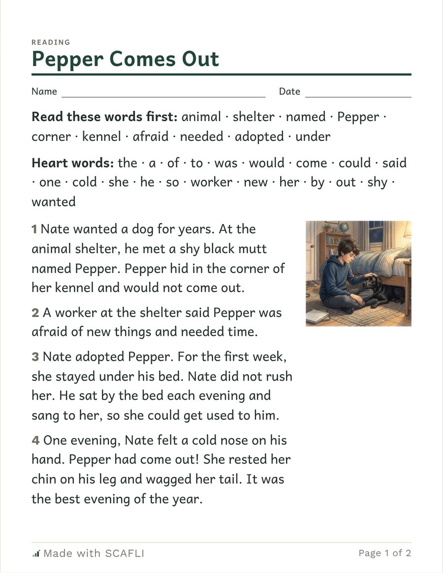 Pepper Comes Out: a page from this PDF