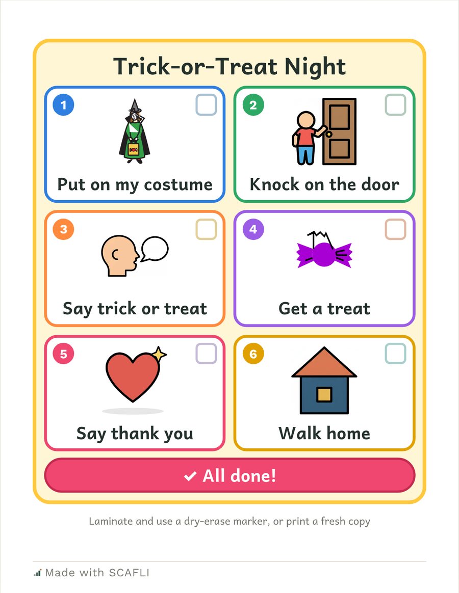 Trick-or-treat schedule: a page from this PDF