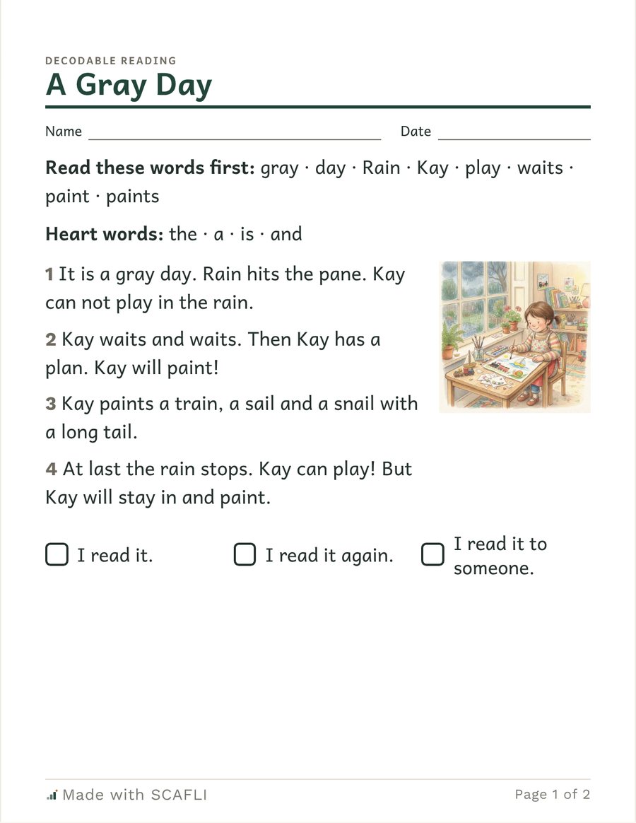 A Gray Day (ai, ay): a page from this PDF